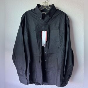 Cutter & Buck Audi Button Down Shirt Mens Medium Black NWT